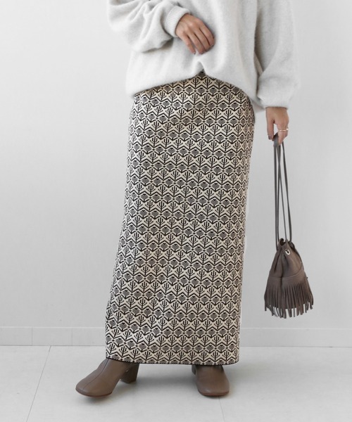 JOURNAL STANDERD relume リバーシブルジャガードスカート JOURNAL STANDARD relume（ジャーナルスタンダード レリューム