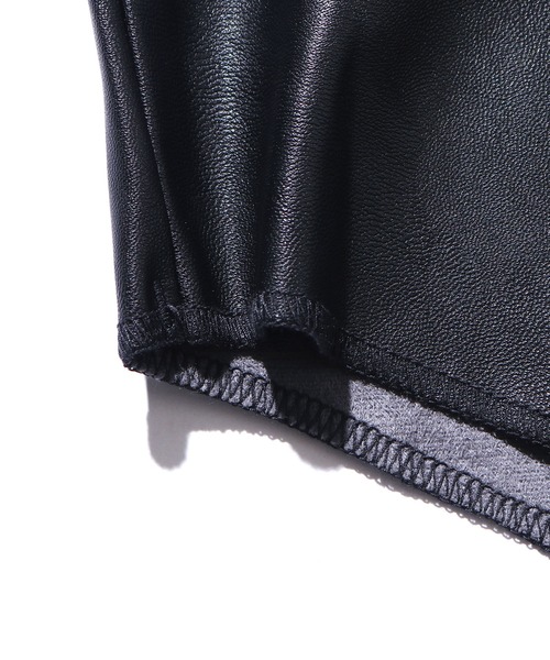 Wrangler(ラングラー)の「WRANGLER/ラングラー 127MW OVERSIZE SHIRTS フェイクレザー ウエスタンシャツ PUレザー(シャツ/ブラウス・メンズ・ブラック/ブラウン・L/M/XL)」の11枚目の写真