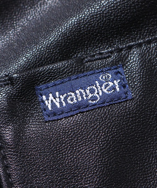 Wrangler(ラングラー)の「WRANGLER/ラングラー 127MW OVERSIZE SHIRTS フェイクレザー ウエスタンシャツ PUレザー(シャツ/ブラウス・メンズ・ブラック/ブラウン・L/M/XL)」の8枚目の写真