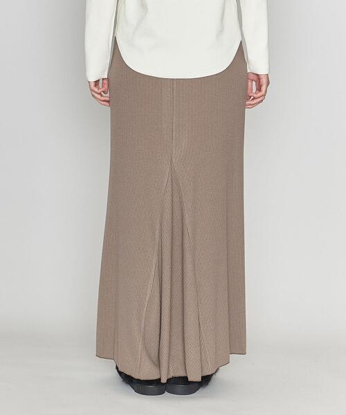 ASTRAET（アストラット）の「＜ASTRAET（アストラット）＞ウエストゴム リブ マキシスカート（スカート・レディース・ブラック/モカ・FREE）」の7枚目の写真