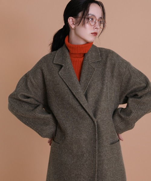 2021 AW カーブスリーブガウンコート（その他アウター）｜select MOCA