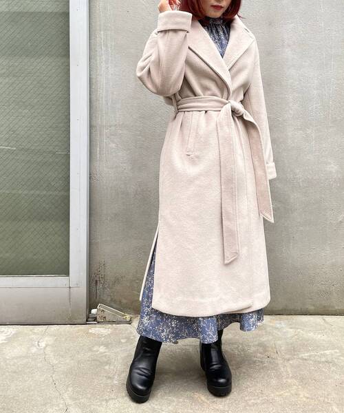 【新品未使用】　馬柄　ガウンコート　ロングコート Max Mara MAX MARA マックスマーラ ガウンコート MANUELA マニュエラ