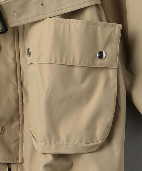 JANE SMITH / JOHN SMITH（ジェーンスミスジョンスミス）の「＜JANE SMITH＞ロガーハーフコート -ウォッシャブル- Ψ（ミリタリージャケット・レディース・ベージュ・38）」の7枚目の写真
