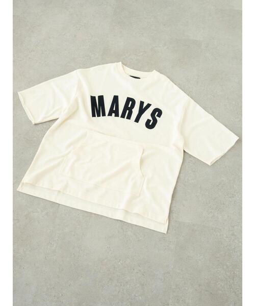 SEVENDAYS=SUNDAY（セブンデイズサンデイ）の「ミニ裏毛フロッキープリントTEE　＊（スウェット・レディース・アイボリー/ブラウン/グリーン・M/L）」の8枚目の写真