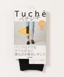 Tuche（トゥシェ）の「Tuche/トゥシェ ペチレギ 重ねばきレギンス 7分丈（レギンス/スパッツ）」