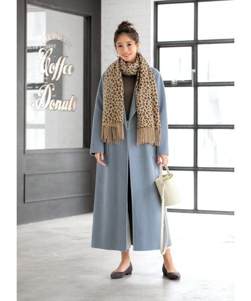 STYLE DELI（スタイルデリ）の「【LUXE】ベーシックレオパード柄カシミヤストール（ストール/ショール・レディース・ベージュ系その他・FREE）」の13枚目の写真