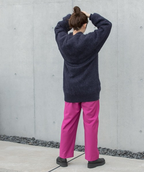 LAATO（ラート）の「WIDE TACK PANTS（その他パンツ・レディース・チャコールグレー/ベージュ/ピンク・FREE）」の8枚目の写真