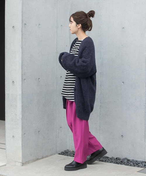 LAATO（ラート）の「WIDE TACK PANTS（その他パンツ・レディース・チャコールグレー/ベージュ/ピンク・FREE）」の14枚目の写真