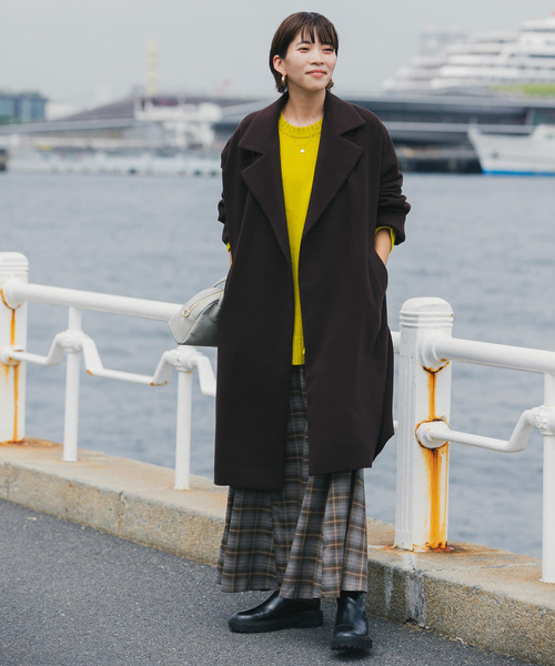 F by ROSSO（エフバイロッソ）の「F by ROSSO　サーモライトオーバーミドルコート（その他アウター・レディース・ブラック/ブラウン/グレー系その他・FREE）」の13枚目の写真