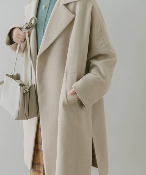 F by ROSSO（エフバイロッソ）の「F by ROSSO　サーモライトオーバーミドルコート（その他アウター・レディース・ブラック/ブラウン/グレー系その他・FREE）」の11枚目の写真