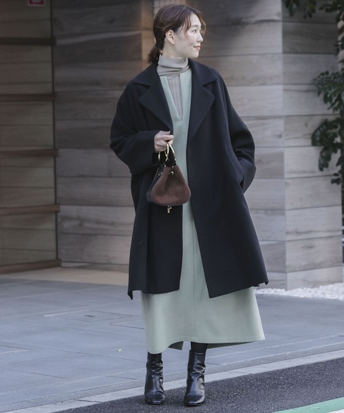 F by ROSSO（エフバイロッソ）の「F by ROSSO　サーモライトオーバーミドルコート（その他アウター・レディース・ブラック/ブラウン/グレー系その他・FREE）」の12枚目の写真