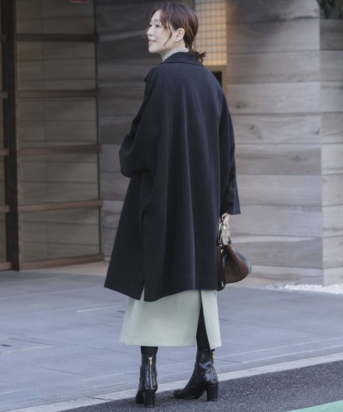 F by ROSSO（エフバイロッソ）の「F by ROSSO　サーモライトオーバーミドルコート（その他アウター・レディース・ブラック/ブラウン/グレー系その他・FREE）」の9枚目の写真