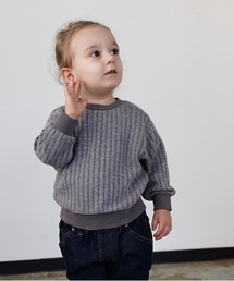 quoti use fith | フワツブリブ クルーネック長袖スウェット(スウェット)