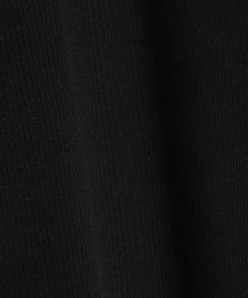 JEANASIS（ジーナシス）の「14Gリブフィットオープンワンピース/255691（ワンピース・レディース・グリーン系その他/グレー/ブラック・FREE）」の13枚目の写真