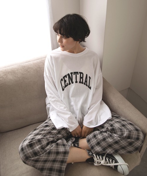 marjour（マージュール）の「CHECK PANTS（スラックス・レディース・ブラック/ブラウン・M）」の20枚目の写真