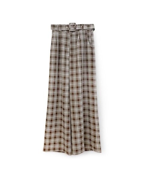 marjour（マージュール）の「CHECK PANTS（スラックス・レディース・ブラック/ブラウン・M）」の19枚目の写真