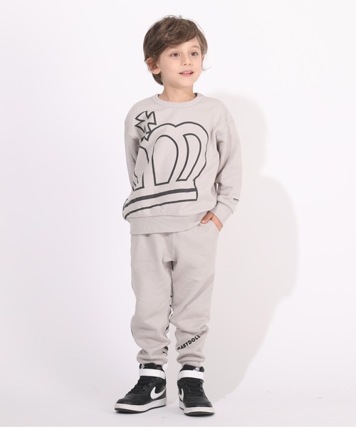 BABYDOLL（ベビードール）の「王冠 ロングパンツ 5750K (トップス別売)（スウェットパンツ・キッズ・ストーン/ブラック・140cm/110cm/90cm/100cm/120cm/130cm/80ｃｍ）」の6枚目の写真