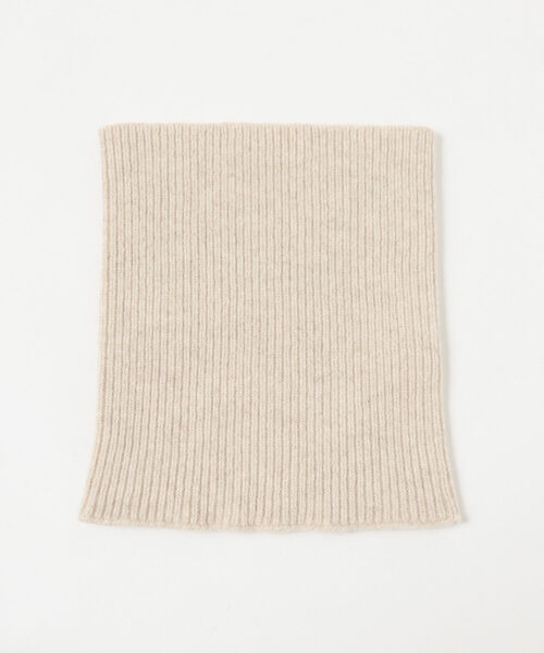 BEAMS(ビームス)の「ROBERT MACKIE / Rib Neck Warmer(ネックウォーマー/スヌード・メンズ・ネイビー/オフホワイト/グリーン・ONE SIZE)」の4枚目の写真