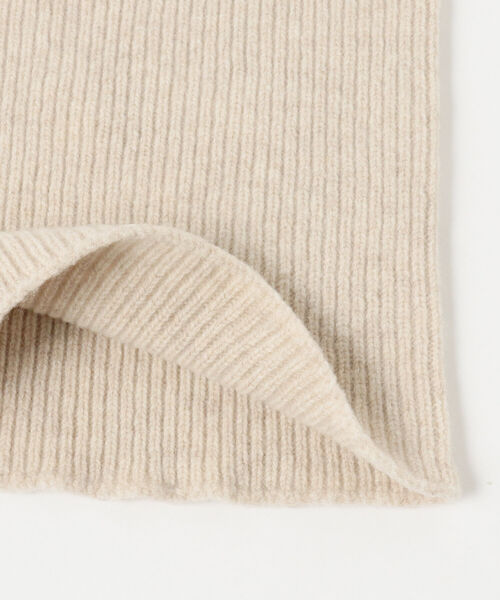 BEAMS(ビームス)の「ROBERT MACKIE / Rib Neck Warmer(ネックウォーマー/スヌード・メンズ・ネイビー/オフホワイト/グリーン・ONE SIZE)」の5枚目の写真