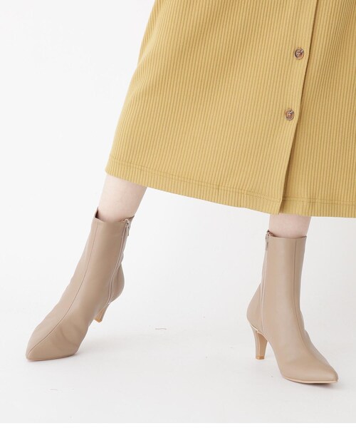 ESPERANZA（エスペランサ）の「◆【7.5cmミドルヒールバージョン】12時間ブーツミドルヒール（ブーツ・レディース・ブラック/ベージュ/カーキ/アイボリー/ブラウン系8・LL/S/M/L）」の12枚目の写真