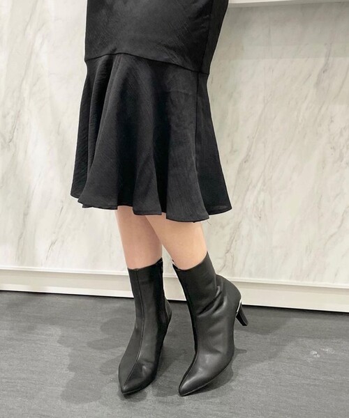 ESPERANZA（エスペランサ）の「◆【7.5cmミドルヒールバージョン】12時間ブーツミドルヒール（ブーツ・レディース・ブラック/ベージュ/カーキ/アイボリー/ブラウン系8・LL/S/M/L）」の13枚目の写真