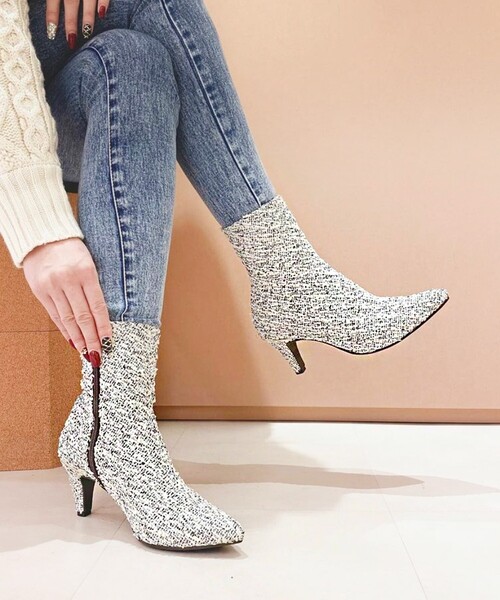 ESPERANZA（エスペランサ）の「◆【7.5cmミドルヒールバージョン】12時間ブーツミドルヒール（ブーツ・レディース・ブラック/ベージュ/カーキ/アイボリー/ブラウン系8・LL/S/M/L）」の14枚目の写真