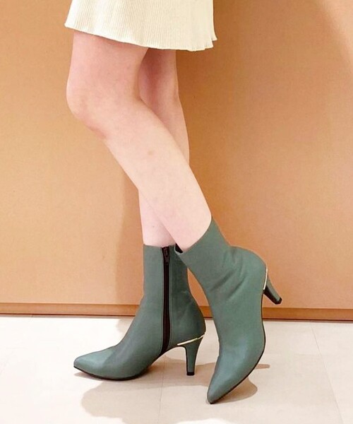 ESPERANZA（エスペランサ）の「◆【7.5cmミドルヒールバージョン】12時間ブーツミドルヒール（ブーツ・レディース・ブラック/ベージュ/カーキ/アイボリー/ブラウン系8・LL/S/M/L）」の15枚目の写真