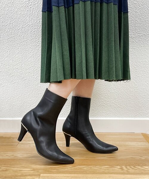 ESPERANZA（エスペランサ）の「◆【7.5cmミドルヒールバージョン】12時間ブーツミドルヒール（ブーツ・レディース・ブラック/ベージュ/カーキ/アイボリー/ブラウン系8・LL/S/M/L）」の16枚目の写真