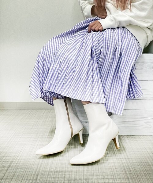 ESPERANZA（エスペランサ）の「◆【7.5cmミドルヒールバージョン】12時間ブーツミドルヒール（ブーツ・レディース・ブラック/ベージュ/カーキ/アイボリー/ブラウン系8・LL/S/M/L）」の22枚目の写真