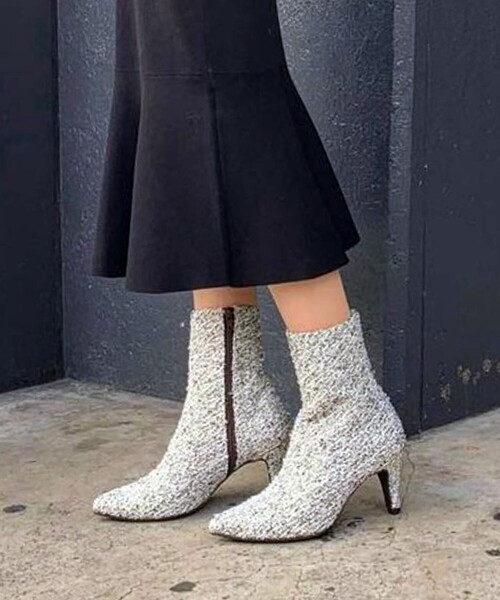 ESPERANZA（エスペランサ）の「◆【7.5cmミドルヒールバージョン】12時間ブーツミドルヒール（ブーツ・レディース・ブラック/ベージュ/カーキ/アイボリー/ブラウン系8・LL/S/M/L）」の4枚目の写真