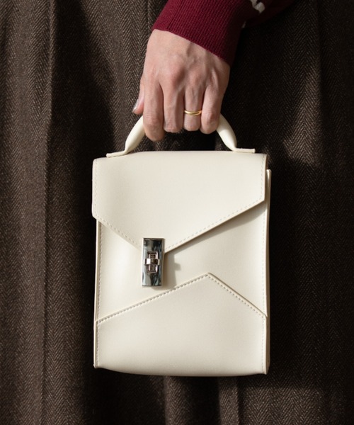 セール】2way square shoulder bag/2wayスクエアショルダーバッグ