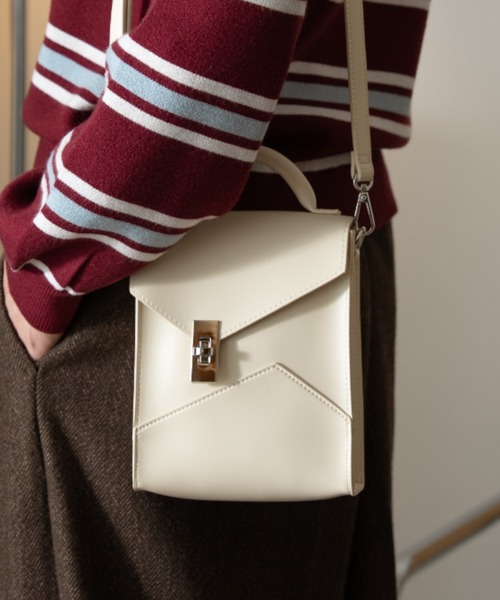 soerte（ソエルテ）の「2way square shoulder bag/2wayスクエアショルダーバッグ（ショルダーバッグ・メンズ・グリーン/ブラウン/ホワイト/ブラック・FREE）」の13枚目の写真