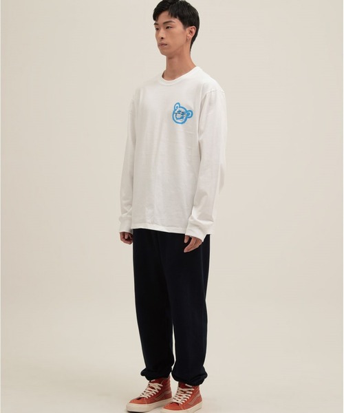ISTKUNST(イストクンスト)の「【UNISEX】ISTKUNST/BEAR&SMILEYロンT 2256193(Tシャツ/カットソー・レディース・ホワイト/ブラック/ライトグレー・SMALL/MEDIUM/LARGE)」の19枚目の写真