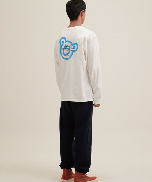 ISTKUNST(イストクンスト)の「【UNISEX】ISTKUNST/BEAR&SMILEYロンT 2256193(Tシャツ/カットソー・レディース・ホワイト/ブラック/ライトグレー・SMALL/MEDIUM/LARGE)」の17枚目の写真