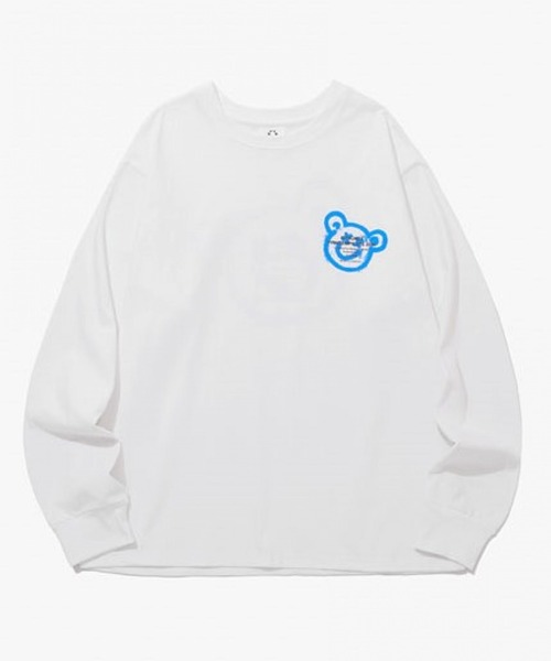 ISTKUNST(イストクンスト)の「【UNISEX】ISTKUNST/BEAR&SMILEYロンT 2256193(Tシャツ/カットソー・レディース・ホワイト/ブラック/ライトグレー・SMALL/MEDIUM/LARGE)」の11枚目の写真
