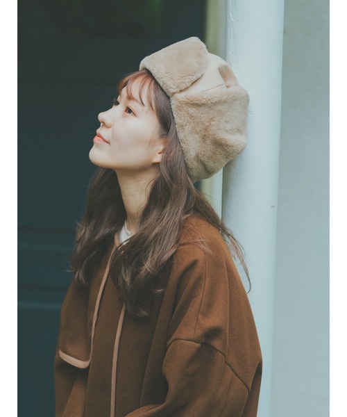 ehka sopo（エヘカソポ）の「【たかあしあかりコラボ】コート（ノーカラーコート・レディース・ベージュ/ブラウン・ﾌﾘ-）」の18枚目の写真