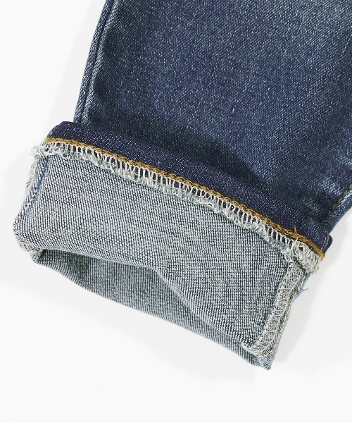 devirock（デビロック）の「楽デニム タックパンツ（デニムパンツ・キッズ・サックスブルー/ブルー系その他/ネイビー/ワンウォッシュ・110cm/120cm/130cm/140cm/150cm/160cm/100cm）」の11枚目の写真