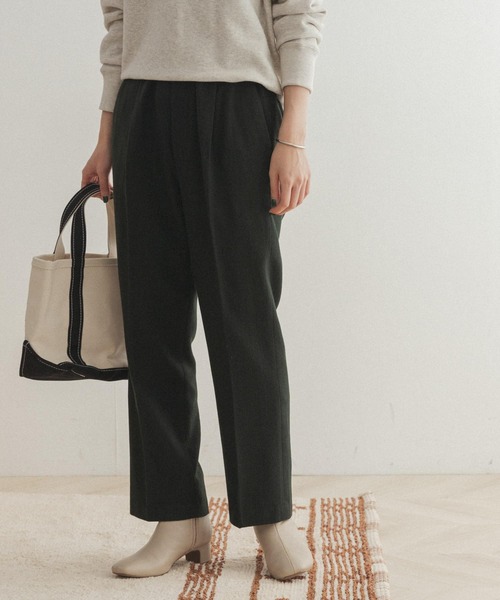 FORK&SPOON(フォークアンドスプーン)の「FORK&SPOON フラノイージーパンツ(その他パンツ・レディース・グリーン/ベージュ系その他・1/2)」の15枚目の写真