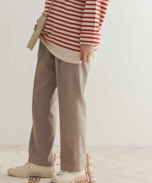 FORK&SPOON(フォークアンドスプーン)の「FORK&SPOON フラノイージーパンツ(その他パンツ・レディース・グリーン/ベージュ系その他・1/2)」の17枚目の写真