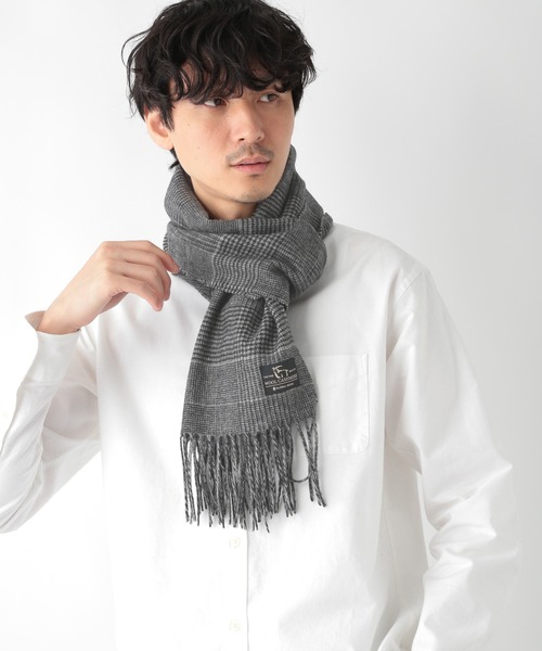 GLOBAL WORK(グローバルワーク)の「ウールカシミヤマフラー/236213(マフラー・メンズ・チャコールグレー/ライトグレー/ブラック/ネイビー/オレンジ/ブルー/グリーン/ミント・FREE)」の22枚目の写真