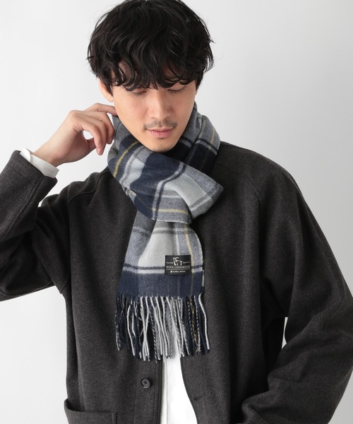 GLOBAL WORK(グローバルワーク)の「ウールカシミヤマフラー/236213(マフラー・メンズ・チャコールグレー/ライトグレー/ブラック/ネイビー/オレンジ/ブルー/グリーン/ミント・FREE)」の14枚目の写真