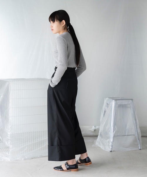 mintdesigns（ミントデザインズ）の「DOUBLE-BACKLE PANTS / ダブル