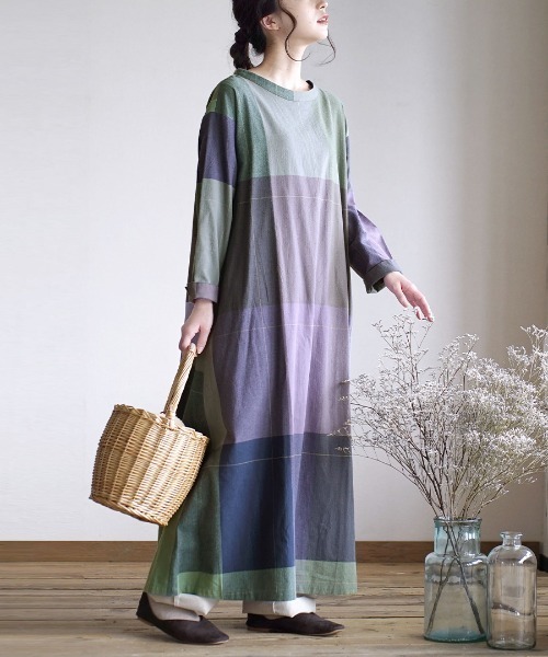 セール 綿起毛 チェック柄ナチュラルワンピース ワンピース Zootie ズーティー のファッション通販 Zozotown