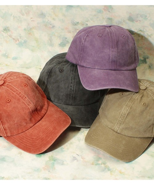 FRUIT OF THE LOOM(フルーツオブザルーム)の「【FRUIT OF THE LOOM】BASEBALL PIGMENT LOW CAP/キャップ/ピグメント(キャップ・メンズ・ブラック/レッド/パープル/ベージュ/ミント/ベージュ系その他/チャコール/カーキ/オレンジ/ブルー・FREE)」の12枚目の写真