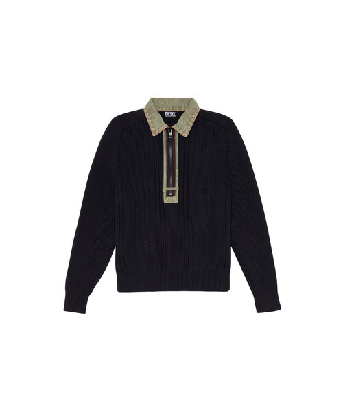 DIESEL（ディーゼル）の「メンズ ニット ミドルゲージ（ニット/セーター・メンズ・ブラック/ホワイト系その他・SMALL/LARGE/X-LARGE/MEDIUM/X-SMALL）」の20枚目の写真