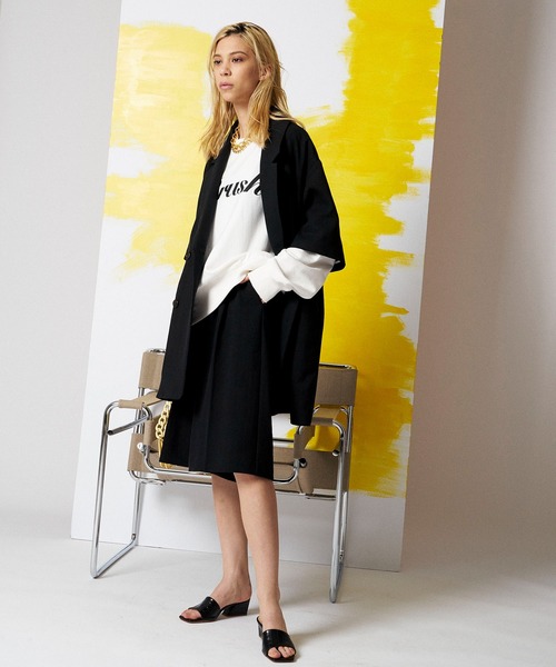 MAISON SPECIAL(メゾンスペシャル)の「Brushオーバーサイズスウェット【MAISON SPECIAL/メゾンスペシャル】(スウェット・レディース・ホワイト/オレンジ/ブルー/グレー・FREE)」の9枚目の写真