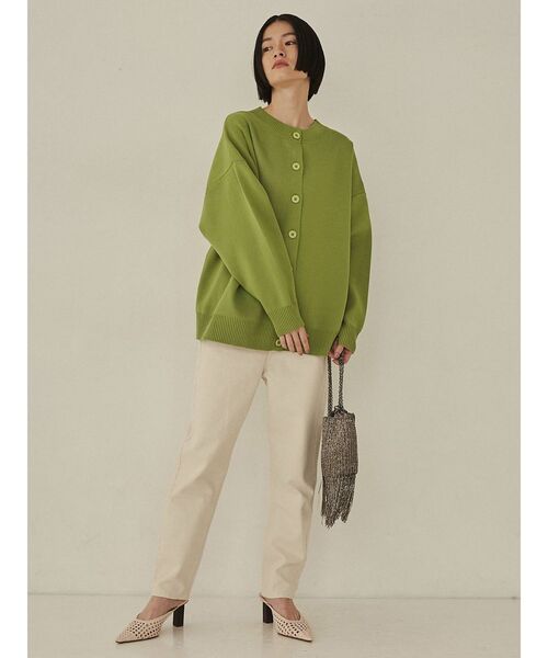 COTORICA（コトリカ）の「テーパードデニム(COTTON100％)（デニムパンツ・レディース・オフホワイト/ブラック・MEDIUM/LARGE）」の13枚目の写真