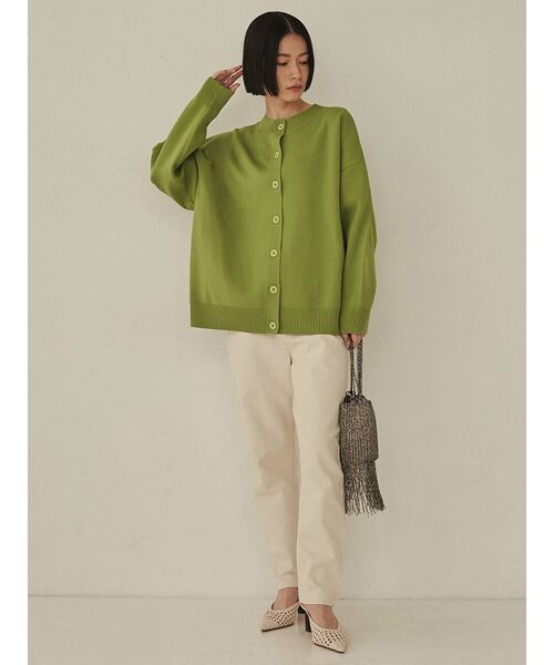 COTORICA（コトリカ）の「テーパードデニム(COTTON100％)（デニムパンツ・レディース・オフホワイト/ブラック・MEDIUM/LARGE）」の14枚目の写真