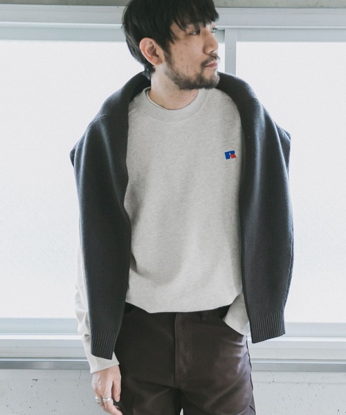 Russell Athletic（ラッセルアスレティック）の「『別注』RUSSELLATHLETIC×DOORS　BookstoreSweat（スウェット・メンズ・ホワイト/ネイビー/グレー/イエロー/グリーン・MEDIUM/LARGE/X-LARGE）」の3枚目の写真