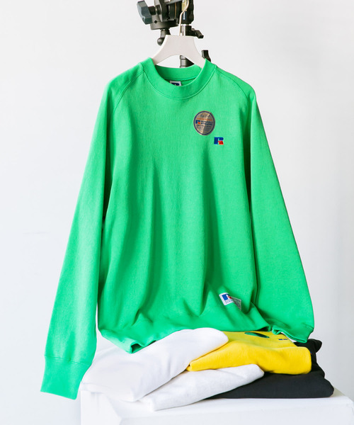 Russell Athletic（ラッセルアスレティック）の「『別注』RUSSELLATHLETIC×DOORS　BookstoreSweat（スウェット・メンズ・ホワイト/ネイビー/グレー/イエロー/グリーン・MEDIUM/LARGE/X-LARGE）」の4枚目の写真